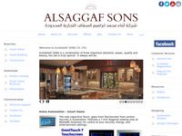تصویر صفحه ی اصلی ALSAGGAF SONS CO LTD - Home & Building Automation Systems of Saudi Arabia