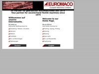 تصویر صفحه ی اصلی EUROMACO - European Machinery Company