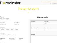 تصویر صفحه ی اصلی طراحی سایت ، سئو ، برنامه نویسی HataMo